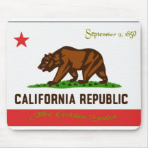 Bandeira Mousepad de Califórnia