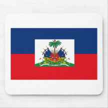 Bandeira Mousepad de Haiti