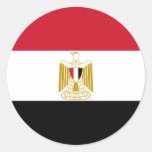 Bandeira naval de Egipto, Egipto Adesivo Redondo