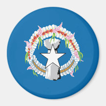 Bandeira norte de Mariana Island Imãs De Geladeira