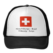 bandeira-suica-gr, Nova Friburgo - BrasilFribou... Boné