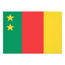 Bandeira velha de República dos Camarões Convites