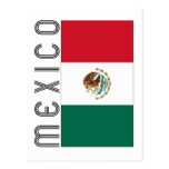 Bandera Mejicana Cartão Postal