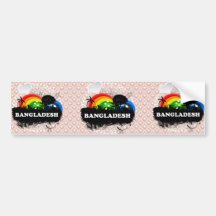 Bangladesh frutado bonito adesivo