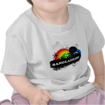 Bangladesh frutado bonito camisetas
