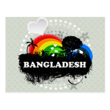 Bangladesh frutado bonito cartao postal