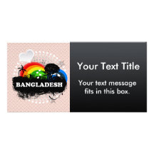 Bangladesh frutado bonito cartoes com foto