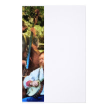 Banjo e baixo papel personalizado