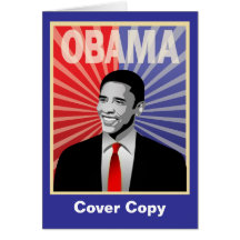 Barack Obama corajoso Cartões