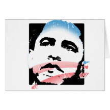 Barack Obama para o t-shirt da esperança Cartao