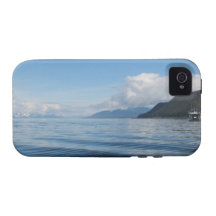 Barco perto da baía de Auke, Alaska