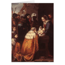 Bartolome Murillo - a adoração dos Magi postais