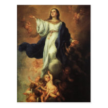Bartolome Murillo - suposição do Virgin cartées postais