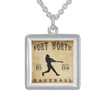 Basebol 1884 de Fort Worth Texas Bijuteria Personalizada