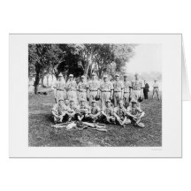 Basebol 1921 da farmácia dos povos cartão