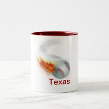 Basebol de Texas customizável Caneca