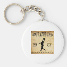 Basquetebol #1 dos Outfitters de Worksburg Chaveiros