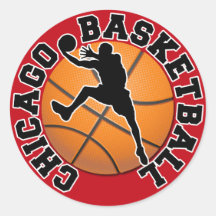 Basquetebol de Chicago Adesivos
