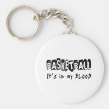 Basquetebol está em meu sangue chaveiro