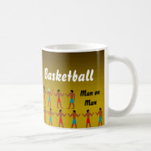 Basquetebol jeroglífico caneca