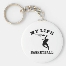 Basquetebol minha vida chaveiro