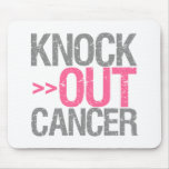 Bata para fora o cancer - cancro da mama mousepads