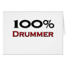 Baterista de 100 por cento cartoes