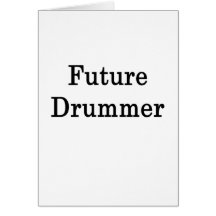 Baterista futuro cartão