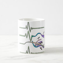 batimento cardíaco kandinsky caneca