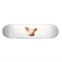 Batom em um porco skate personalizado