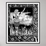 Beardsley - Excalibur - rei Arthur Arte Posteres