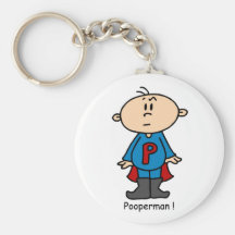 Bebê de Pooperman Chaveiros