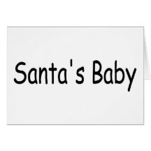 Bebê de Santa Cartoes