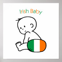 Bebê irlandês pôsteres