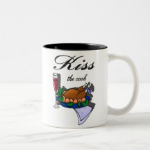 "Beije caneca do cozinheiro"