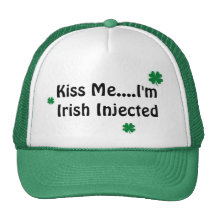 Beije-me….Eu sou irlandês injetado Bonés