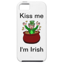 Beije-me que eu sou capas de iphone irlandesas capas iPhone 5