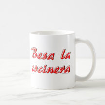 Beije o cozinheiro canecas