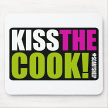 Beije o cozinheiro mouse pad