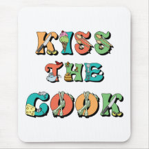 Beije o cozinheiro mouse pads