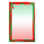 Beira vermelha/verde do Natal Papeis Personalizados