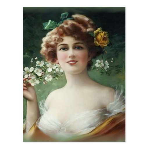 Beleza de florescência cartao postal