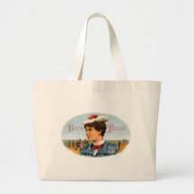 Belle azul bolsa de lona