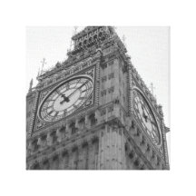Big Ben em Londres Impressão De Canvas Envolvida