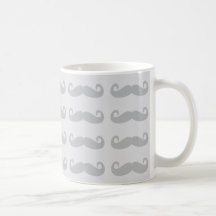 Bigode cinzento canecas