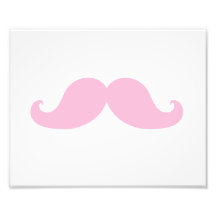 Bigode cor-de-rosa feminino fotografias