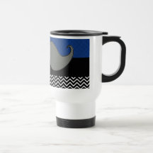 Bigode Funky retro Canecas