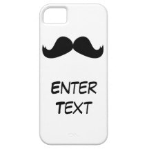 Bigode - personalize seu caso do iPhone 5 Capa iPhone 5