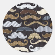 Bigodes & mais bigodes adesivos