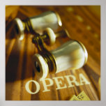 Binóculos da ópera impressão